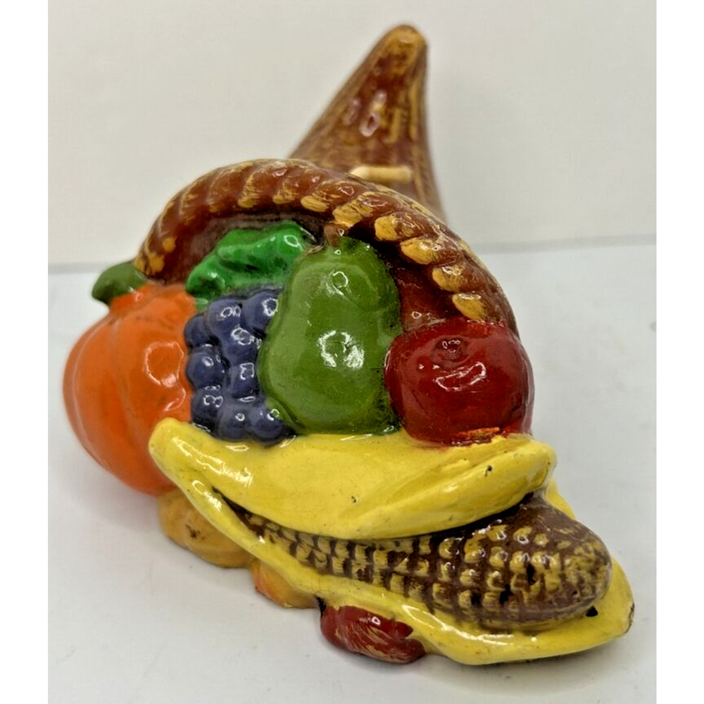 Vintage Thanksgiving Cornucopia Candle 4" x 2" SKU H548
